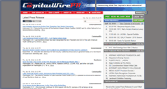 Desktop Screenshot of capitalwirepr.com